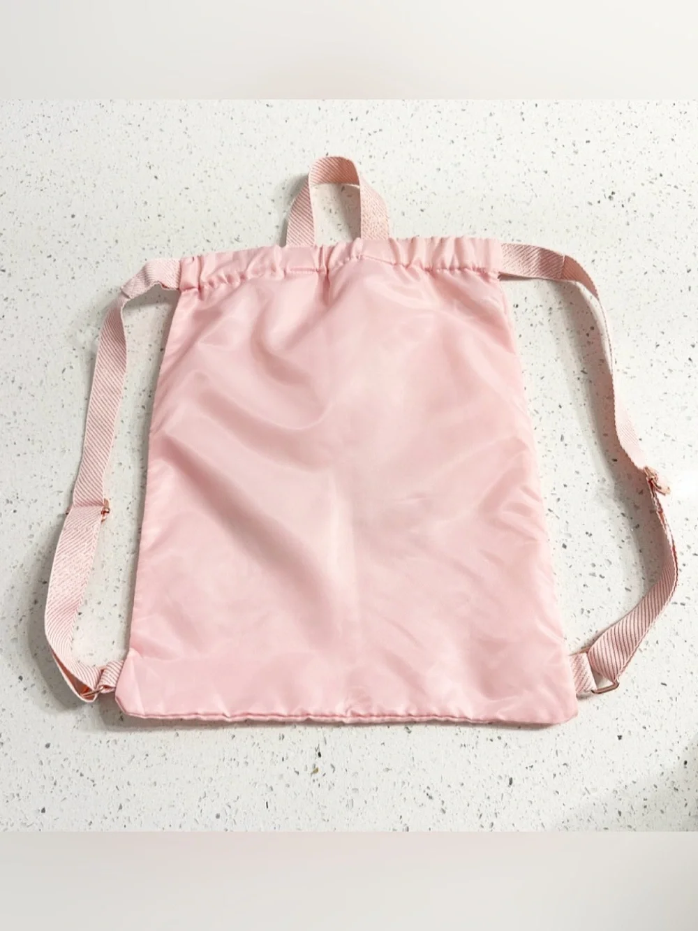 Disney Bibbidi Bobbidi Boutique Pink Princess Drawstring Backpack Bag